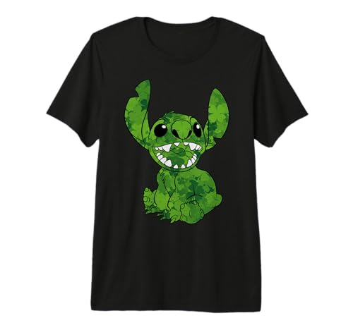 T-shirt Stitch Clover Fill Disney Lilo & Stitch vert Saint-Patrick