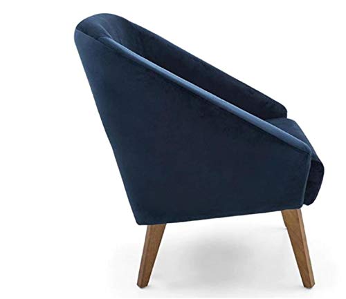 Conjunto 2 Poltronas de Aproximação Herval Nice, Veludo Molhado Azul Celeste