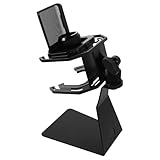 Mikinona Mikrofonhalterung mit Stoßdämpfer und Integriertem Pop filter Metall schockmount für Tisch Studioaufnahmen Vibrationsisolierender Mikrofonhalter für Livestreaming und Präzise