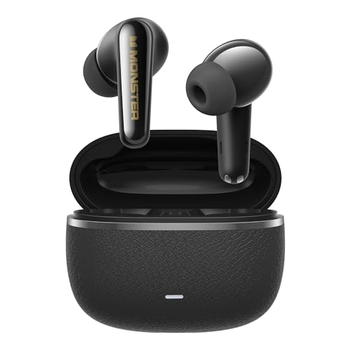 Monster Clarity 200 Wireless Earbuds – Bluetooth 6.0 in-Ear Headphones with Charging Case, Stereo...