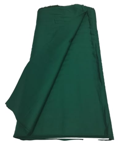 Image of BKRKJ Women's Rayon Cotton Unstitched Fabric by Meter for Sewing Suit Salwar Chudidar Patiyala Kurti Shirt Kameez Blouse Kurta Pyjama (5 Meter, Dark Green)