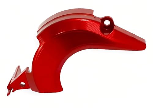 Motorrad Ersatzteile, Ritzelabdeckung Vorne, Kettenschutz für Ducati Streetfighter V4 V4S Panigale V4 V4R/S 2018-2024 (Rot)