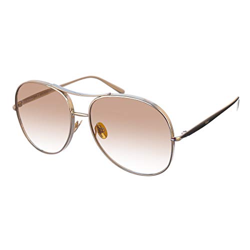 Preisvergleich Produktbild Chloè Damen Ce127S 722 61 Sonnenbrille, Braun (Gold / Light Brown)