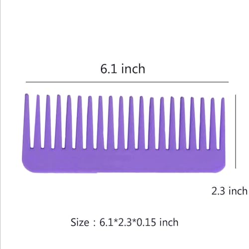 Peine de dientes anchos para cabello rizado y largo miniatura 5