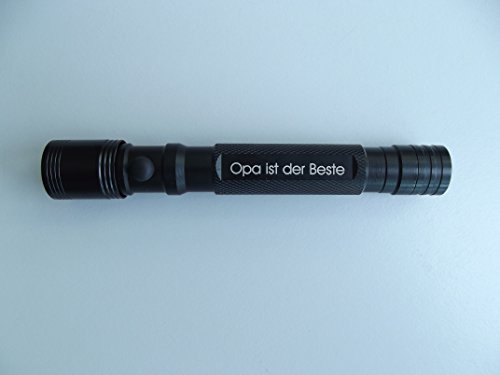 Preisvergleich Produktbild LED-Stabtaschenlampe mit persönlicher Gravur