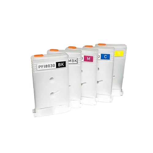 Cartouche PFI-030 vide 80ml pour Canon TM-240 TM-340, réservoir rechargeable 5 couleurs