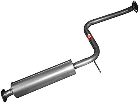 Walker 74014 Direct Fit Exhaust Resonator & Pipe Assembly – OE-Style Sound, Aluminized Steel, Easy Install