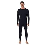 Cuddl Duds Thermal Underwear Shirt and Leggings Set for Men - Heavyweight Fleece Lined Long Johns - Winter Clothes Base Layer