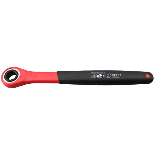 11mm Metric VDE Insulated Ratchet Ring Spanner for Hybrid Electric Vehicles