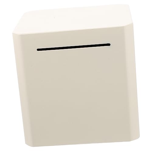 BESTonZON 1pièce Tirelire Acier avec Fenêtre Transparente Boîte Épargne Pratique pour Adultes Et Garçon Fille Économies Faciles Et Esthétiques