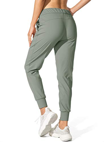 Santiny Women's Joggers Pants Pockets Drawstring Running Sweatpants For Women Lounge Workout Jogging(Grey Sage_Xl) #TOP1