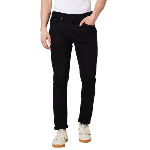 Image of Spykar Men's Rover Regular Fit Mid Rise Casual Jeans