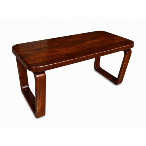 Image of Handmade Big Size 36x16x17inch Solid Wood Coffee Table for Living Room Wooden - Modern Walnut and Oak, Minimalist Mid-Century Design Coffee Table for Living Room Wooden (Oak)