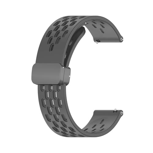 [�����ȓX] 20 22 mm�ėp�ʋC���܂肽���ݎ��V���J�Q���x���g�ɓK��Garmin Venu 4/3/2 s Vivoactive 6/5/4/3 Forerunner 570�̃x���g�������Ă��܂�(Dark gray,20mm)