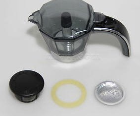 ELETTROGEA CARAFFA COMPLETA CON ORZIERA 6 TAZZE ALICIA DE LONGHI EMKP 63.B