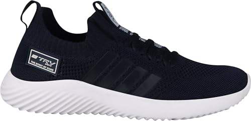 Image of TRV KnitComfort Laceup Sneaker-Lightweight Breathable Walking Shoe for dailywear N-95-P