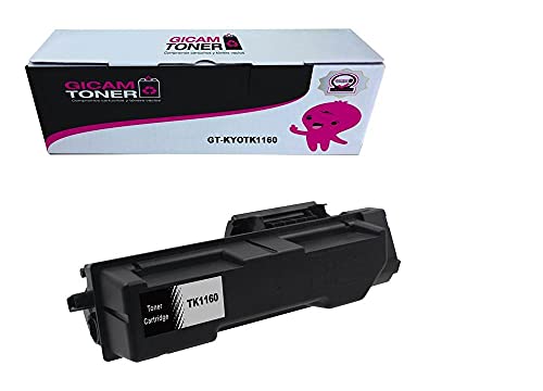 GICAM Toner tk1160 Toner Alternativo. Cartucho de Toner Color: Negro ,Impresoras compatibles : ECOSYS P2040dn, ECOSYS P2040dn Plus, ECOSYS P2040dw. ⭐