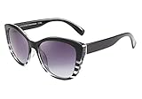 Calidad Premium: peso adecuado Marco cómodo, amigable con el cuerpo humano, con materiales no alérgicos, para que cualquiera pueda disfrutar de la belleza y la protección de las gafas de sol. Ancho del marco: 65 mm, Altura del marco: 55 mm, Longitud del templo: 134 mm. Excelentes bisagras para gafas de sol, almohadillas de nariz de una pieza, que reducen la presión en la nariz