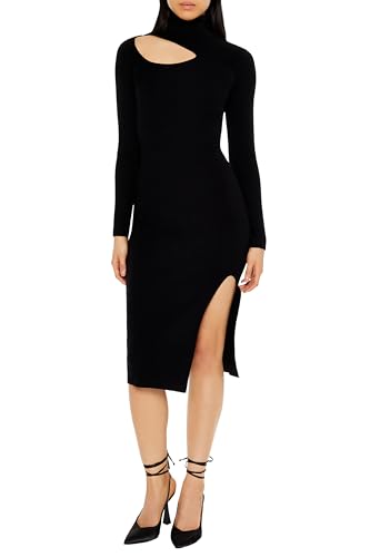 Robe Midi Cutout Forever 21 en maille extensible silhouette sculptée
