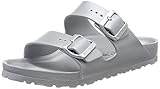 Erwachsene Birkenstock Damen ARIZONA EVA Sandalen, Silber (Metallic Silver), 38 EU