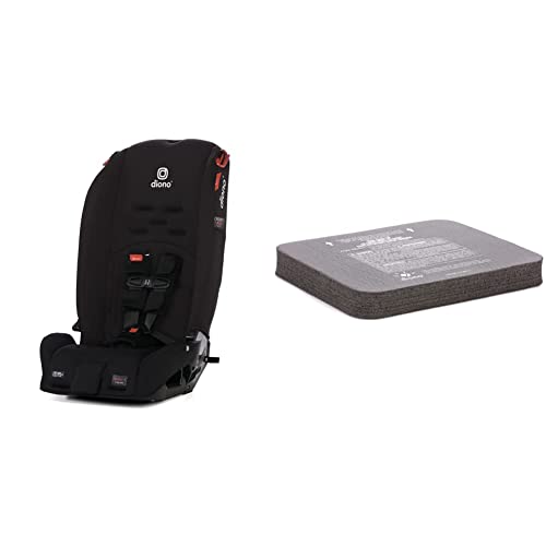 Image of Diono Radian 3R, 3-in-1 Convertible Car Seat, Rear Facing & Forward Facing, 10 Years 1 Car Seat, Jet Black & Angle Adjuster Car Seat Leveler, Car Seat Wedge Cushion, Foam Provides More Legroom