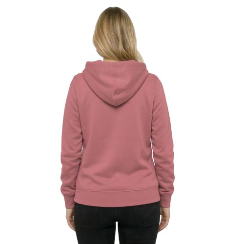 Image of HOODLIFE Women's Zip-Up Hoodie Sweatshirt - Soft Cotton Fleece Jacket with Hood, Full Zipper, Kangaroo Pocket, Casual Winter Hoodie for Women
