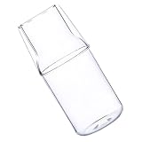 Glas Wasserbehälter für Kaltgetränke, Dickwandig, Transparent, mit Becher