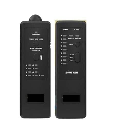 Rastreador de cables de red, tóner de cables, RJ45, RJ11, Ethernet, LAN, analizador, detector, buscador de líneas, probador