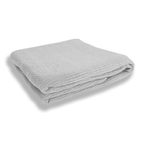 MIMOCASA Colcha Multiusos Verona Natural Cama, Sofá y Más, Ideal para decoración. Estilo y Confort Todo en Uno (Gris Medio, 230cm x 260cm)