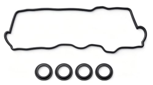 Image of HiSport Valve Cover Gasket - Compatible with Toyota 1987-1991 Camry 1992-2001 Camry 1987-1989 Celica 1990-1999 Celica 1991-1995 MR2 1996-2000 RAV4 1999-2001 Solara 2.0L 2.2L - Replace VS50304R1