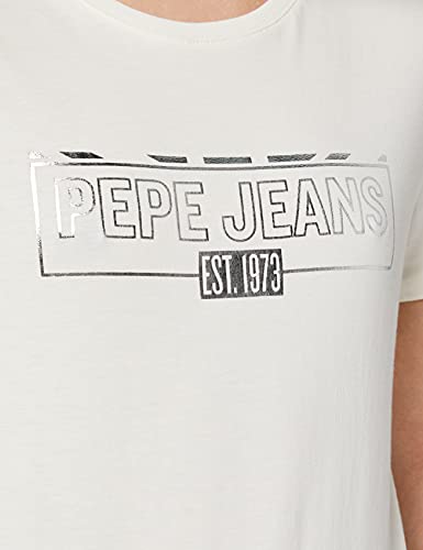 Pepe Jeans Betty T-Shirt, 803OFF White, X-Large