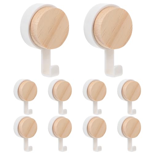 Ganchos Adhesivos Para Pared, 10 Piezas Gancho Adhesivo de 5 Kg (MáX.), Mochilas Gancho Colgador De Carteras Colgador De Vajilla De Cocina Gancho De Pequeño Gancho De Uñas Páginas
