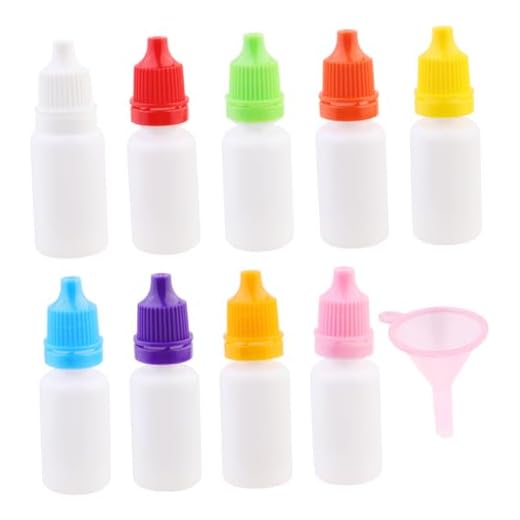 SKISUNO frasco colírio -gotas plástico garrafa aperto óleo essencial mamadeira pequena Frasco pequeno porte recipiente líquido para os olhos frasco -gotas vazio