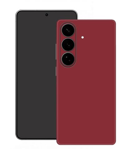 Film vinyle pour Galaxy S26 couleur rouge vin, lot de 2 revêtements anti-chocs durables