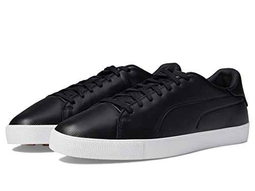 Image of Puma Golf Men's Fusion Classic Golf Shoe, Puma Black-Puma Black, 10.5