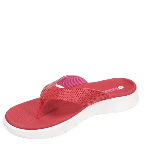 Image of Skechers On The Go Go Walk Flex-Eve Women's Sandal, 11 B(M) US, Red