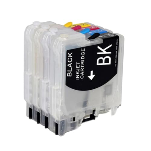 Cartouche d'encre rechargeable LC11 LC16 LC985 pour imprimante Brother DCP J140W 145C