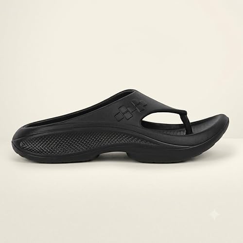 Image of Men's Premium Comfort Slip-On Slippers with Soft Cushioned Footbed, Lightweight Flexible Sole, Anti-Slip Outsole for Indoor Outdoor Daily Wear