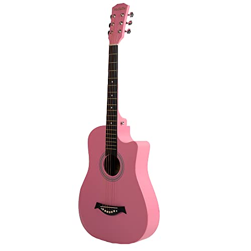 Medellin MDCF38BK 38" Carbon Fiber Acoustic Guitar With HAndrest, Set