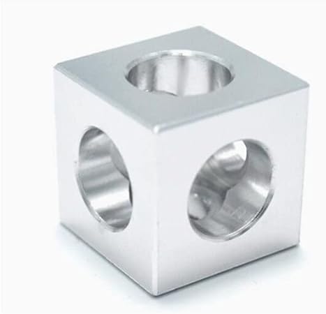 review for Openbuilds 2020 Aluminum Block Cube Prism Connector, Wheel Regulator Cube Corner for V-Slot Three Way Corner Bracket 3D Printer Parts (Color : 50 Pack|Watermelon Red, Size : XXXL|Yellow)