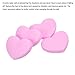 PATIKIL Tennis Vibration Dampener, 6 Pack Heart-Shaped Silicone Shock Absorber Racket String Damping for Tennis Racquet, Pale Pink