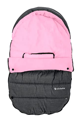 Altabebe AL2004P-78 Winterfußsack für Babyschale und Autositz,...