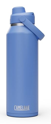Image of CamelBak Thrive Chug Insulated Stainless Steel Water Bottle, Cold Retention with High Flow Lid for Everyday Hydration and Active Use, 40oz, Sky Blue