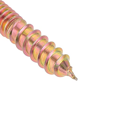 Image of uxcell 1 /4-20 x 1-1 /2 inch Hanger Bolts Double Head Dowel Screw for Wood Furniture 10pcs