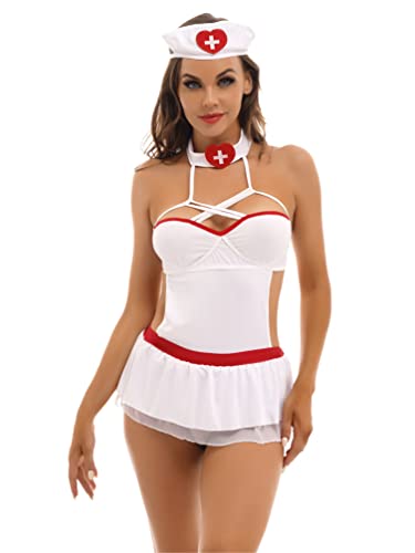 do sex toys strengthen pelvic floor Yomorio Plus Size Nurse Cosplay Costume White Zip Front Nurse Dress Uniform, Blue / M