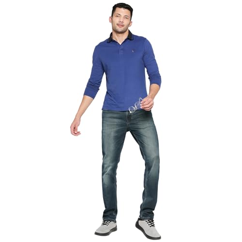 Image of Being Human Blue Slim Fit Denims for Men Clothing