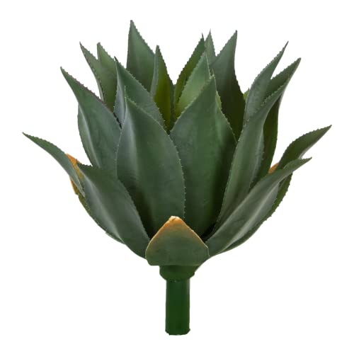 Season's Need 20" Agave Artificial Succulent Large Plants For Indoor Outdoor, Fake Tropical Farmhouse Aesthetic Décor, Patio Porch Decorative Silk Plant, Unpotted Green Spiked Agave (Pack Of 1) #TOP17