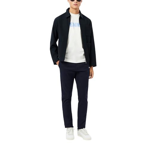Lacoste Men's Slim Fit Stretch Twill Chino Pants, Abysm, 32/34