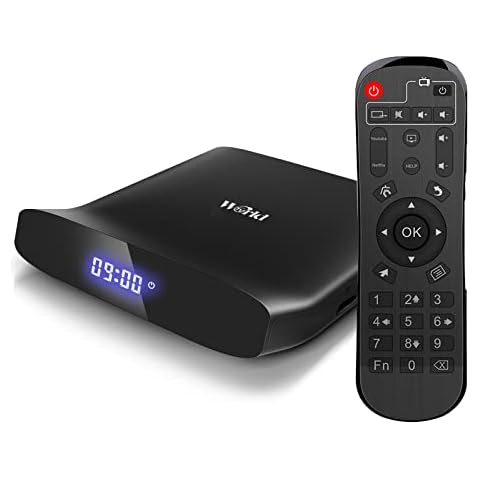 IPTV Box 4GB RAM 64GB ROM 4K UHD with 10000 Channels from UK Spain France Italy Portugal Arab Brazil India Dual Band Wi-Fi&Bluetooth Cover