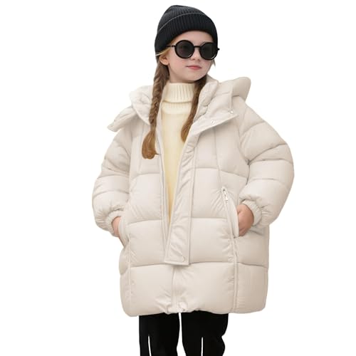 LOSVIP Winterjacke für Jungen Mädchen Kinder Lange Warm Cotton...